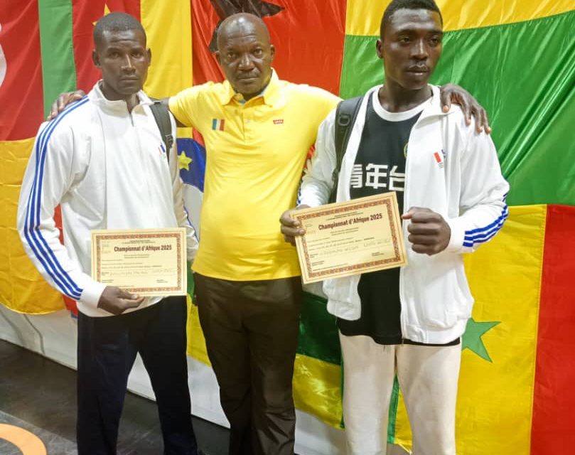 La Centrafrique remporte deux médailles d’or et de bronze au Championnat d’Afrique de savate boxe française à Dakar
