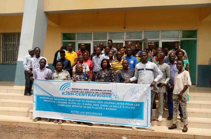 Centrafrique : le Réseau des Journalistes pour les droits de l’Homme a ténu une Assemblée générale le weekend dernier