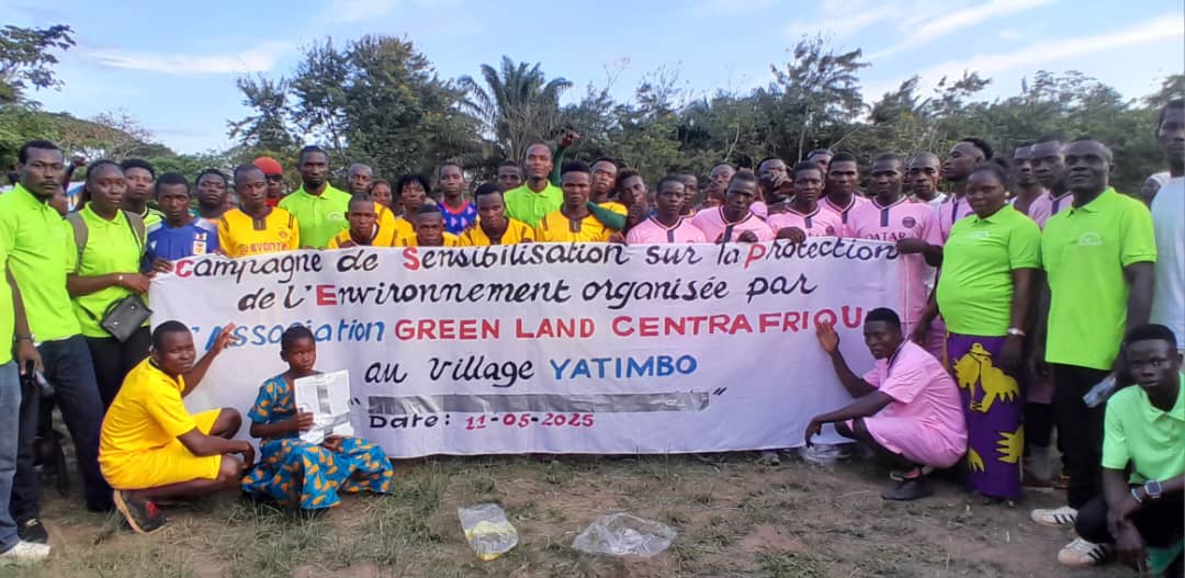 Green Land Centrafrique sensibilise la population de Yatimbo et Sebala sur la protection de l’environnement