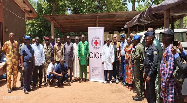 Centrafrique: entre tristesse et satisfaction, le CICR se retire officiellement du district sanitaire de la Nana-Gribizi