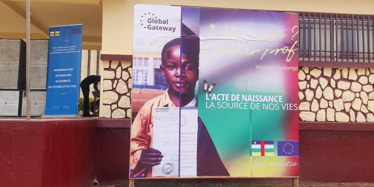 Centrafrique : Une campagne de sensibilisation s’ouvre à Bouar sur « L’acte de Naissance est la source de nos vies »