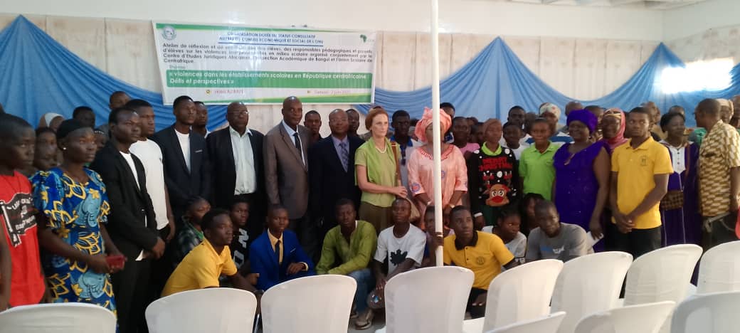Centrafrique : le CEJA lutte contre les violences scolaires à Bangui