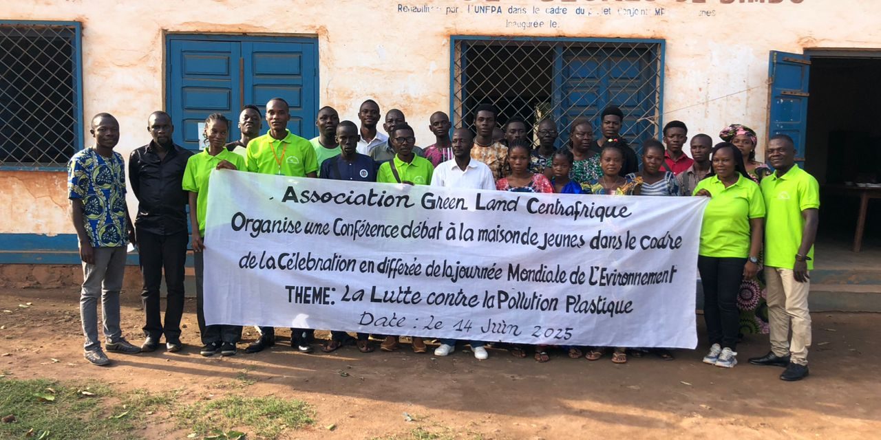 Green Land Centrafrique mobilise des leaders associatifs à lutte contre la pollution plastique
