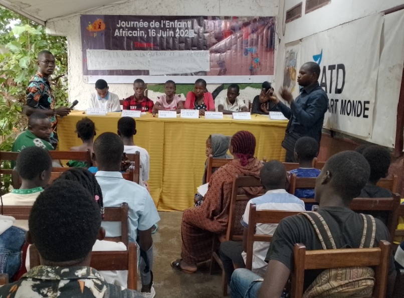ATD Quart Monde Centrafrique célèbre la Journée internationale de l&rsquo;enfant Africain