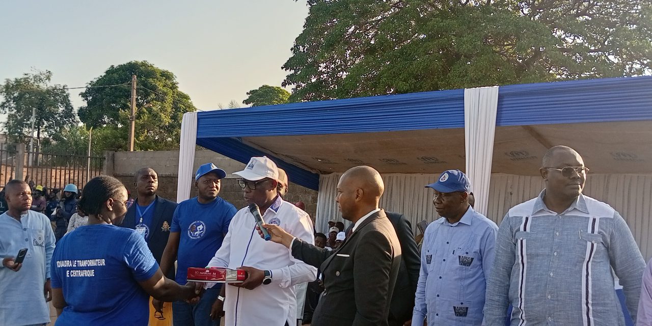 Centrafrique : l’Association de soutien « Touadéra le Transformateur de Centrafrique » valide ses cellules de base du 3ᵉarrondissement 
