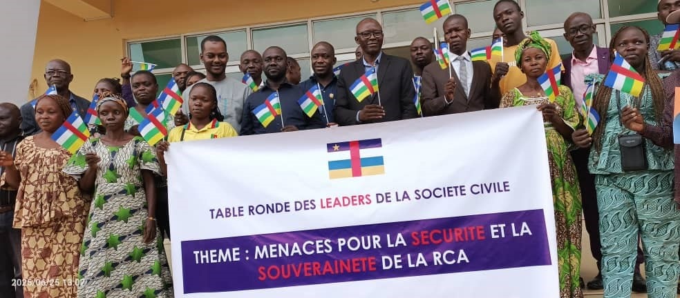 Des leaders de la société civile tablent sur les menaces de la souveraineté et de la sécurité de la Centrafrique