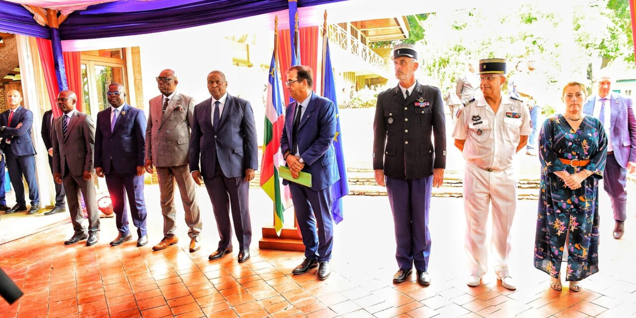 Le 14 Juillet fête nationale française célébrée par anticipation ce samedi à Bangui en présence du président de la République