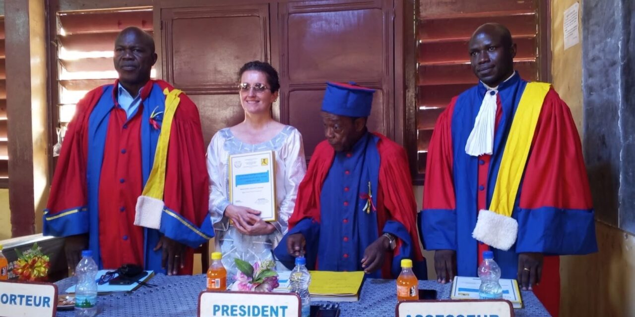 Centrafrique : L’italienne Farolfi Frederica soutient son mémoire de Master 2 en anthropologie à l’Université de Bangui