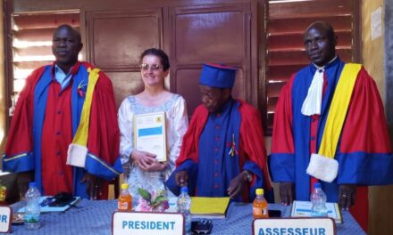 Centrafrique : L’italienne Farolfi Frederica soutient son mémoire de Master 2 en anthropologie à l’Université de Bangui