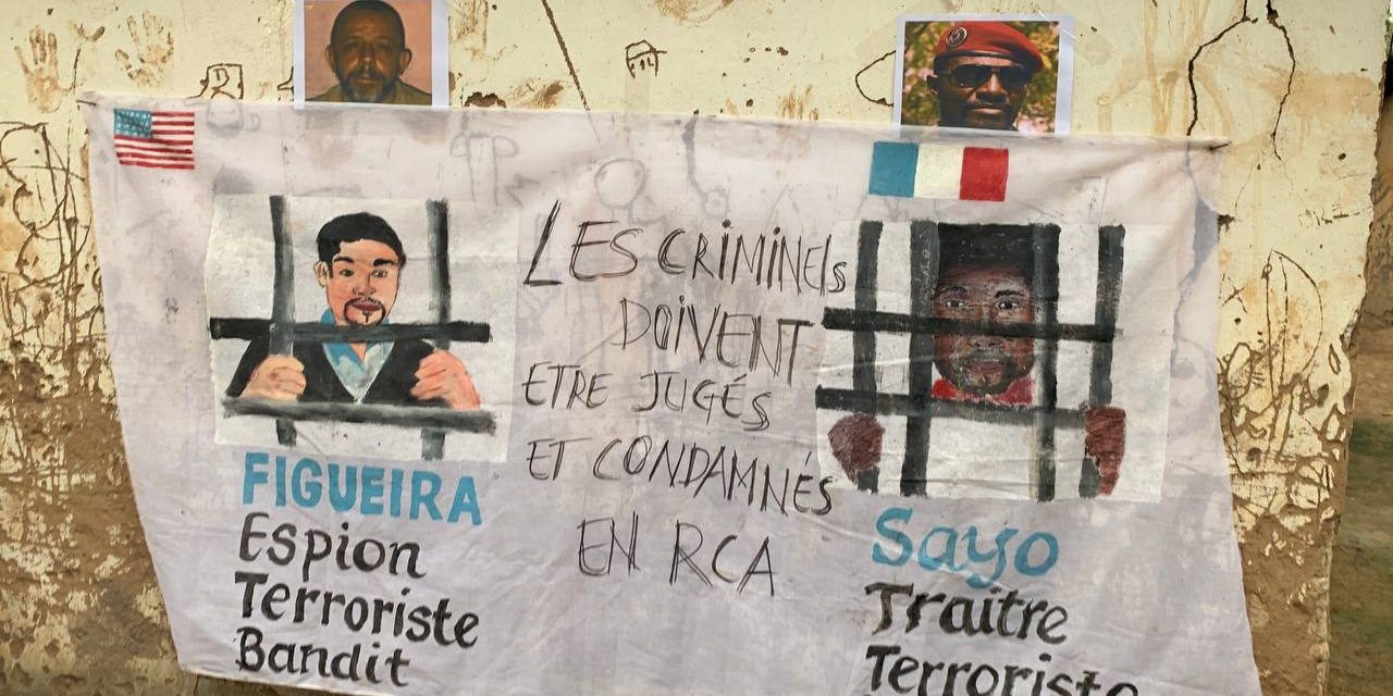 Une manifestation des jeunes du 5e arrondissement pour réclamer les procès de Figueira et Sayo sur le sol centrafricain