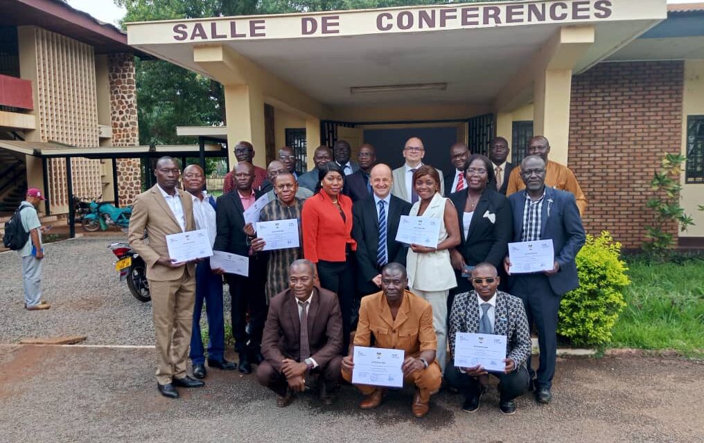 Centrafrique : clôture de la première session de formation des formateurs de l’ENAM, un pas de plus vers une administration centrafricaine renforcée