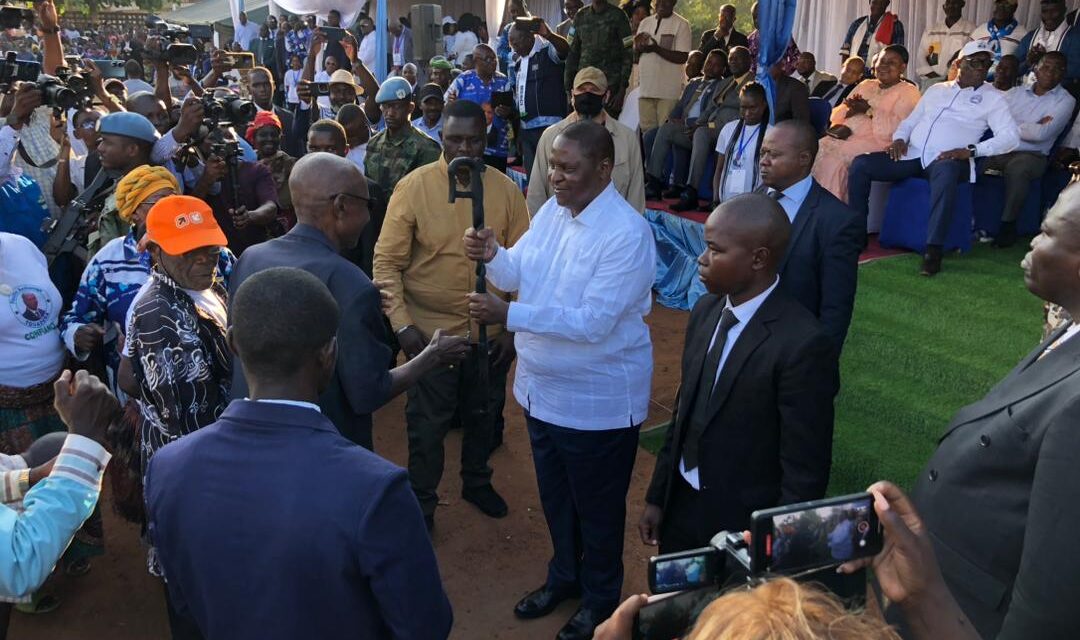 Centrafrique : les ressortissants de la Lobaye expriment leur reconnaissance au Président Touadéra