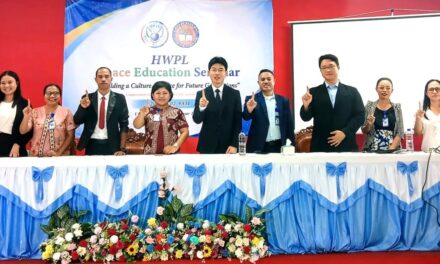 La jeunesse du Timor-Leste poursuit l’héritage de la promotion de l’éducation à la paix avec HWPL