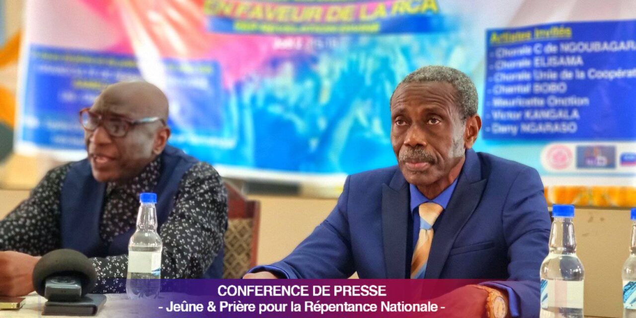 Centrafrique : convocation solennelle de jeûne et prière pour la repentance nationale