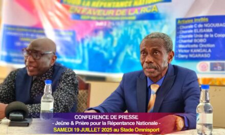 Centrafrique : convocation solennelle de jeûne et prière pour la repentance nationale 