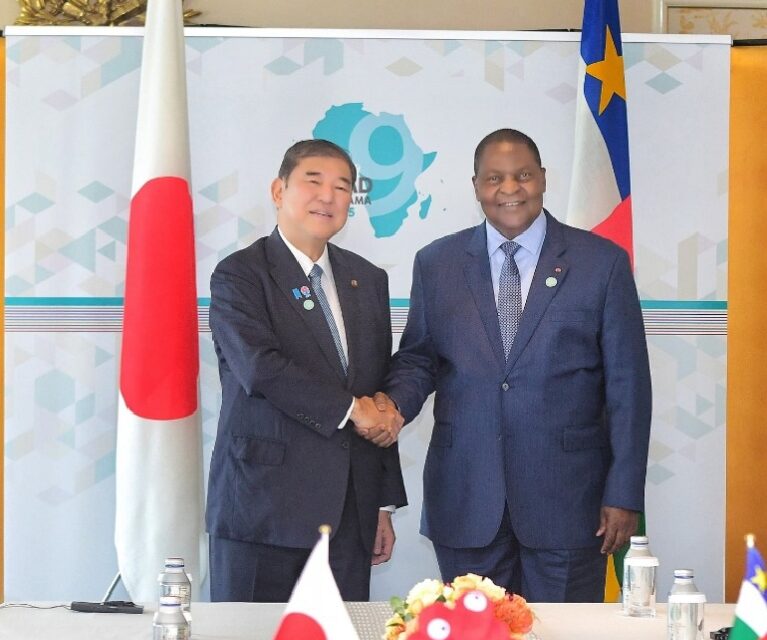 Bangui et Tokyo ouvrent une nouvelle page de coopération à l’issue de la TICAD 9