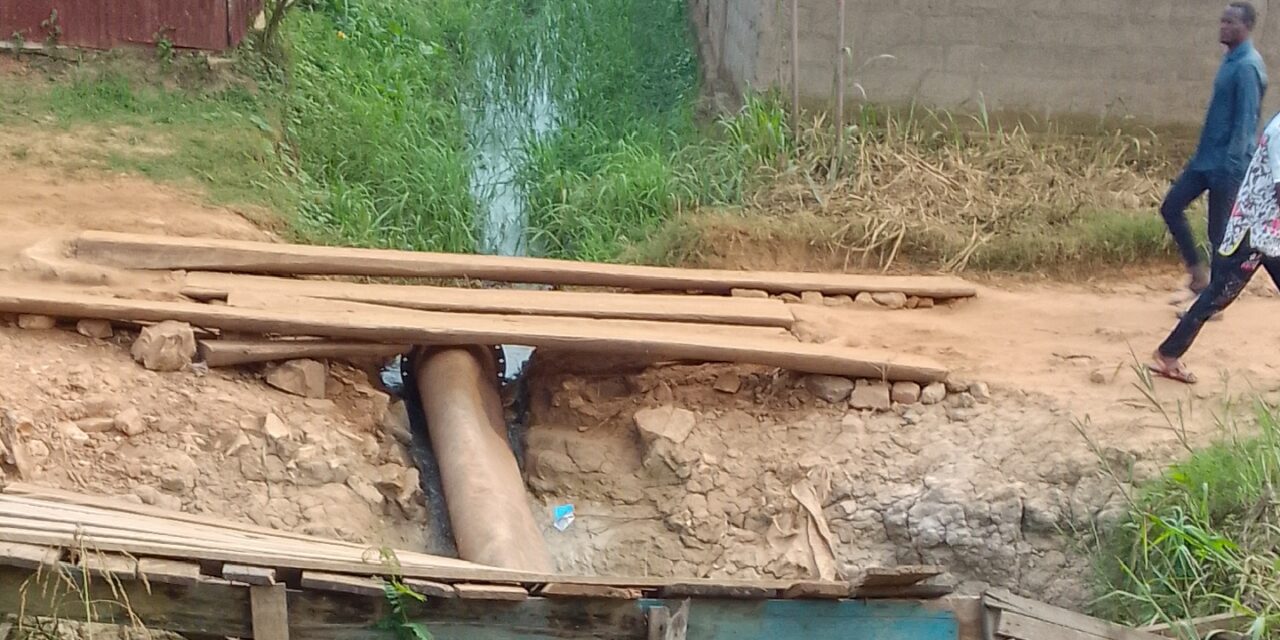 Centrafrique : dégradation colossale du pont de Mbongo Orchidée à Bimbo