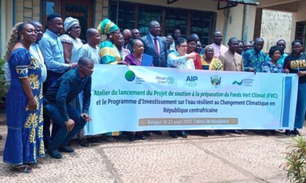 Centrafrique : lancement du Programme d’Investissement sur l’Eau 2025-2030 avec l’appui du Fonds Vert Climat