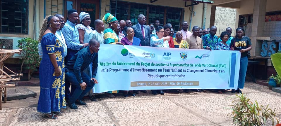Centrafrique : lancement du Programme d’Investissement sur l’Eau 2025-2030 avec l’appui du Fonds Vert Climat
