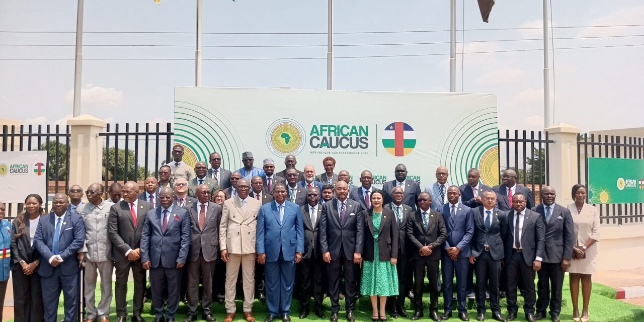 Caucus Africain 2025 : la RCA plaide pour l&rsquo;accompagnement des pays fragiles et l&rsquo;augmentation des financements