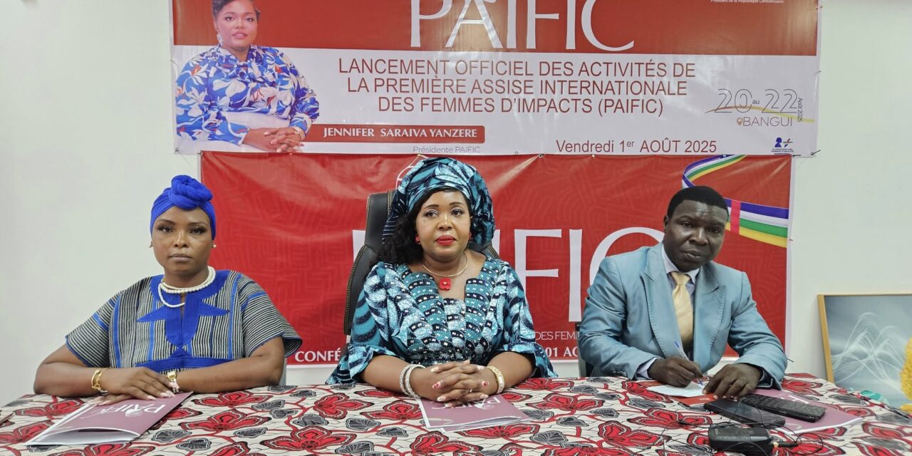 Centrafrique : PAIFIC 2025, une célébration du leadership féminin bientôt à Bangui