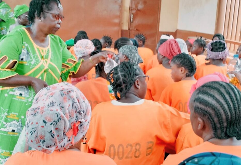 Centrafrique : don de l’Église protestante Christ-Roi, aux 47 femmes détenues de la prison civile de Bimbo