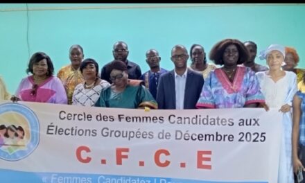 Centrafrique : le Cercle des femmes candidates pour les élections groupées de 2025 présente ses activités aux médias