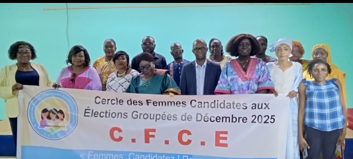 Centrafrique : le Cercle des femmes candidates pour les élections groupées de 2025 présente ses activités aux médias
