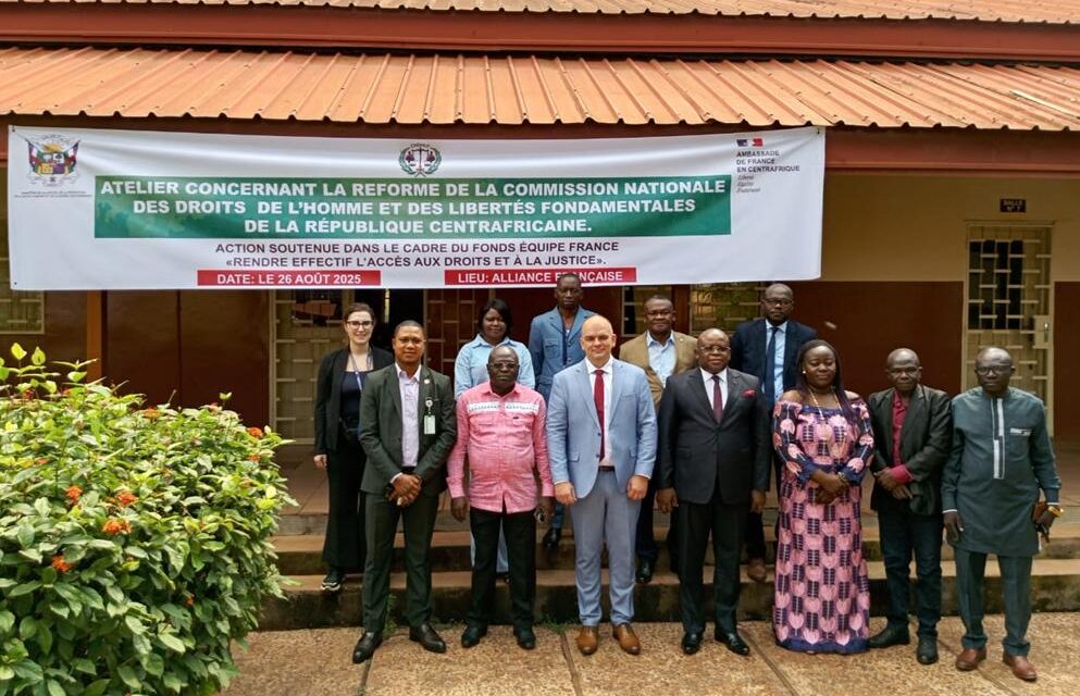 Centrafrique : vers une réforme de la Commission Nationale des Droits de l’Homme et des Libertés Fondamentales en RCA