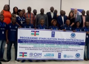 Centrafrique : la COHEB lance officiellement la 2e phase du projet SEDOUTI de la Réinsertion socio-économique des ex-combattants