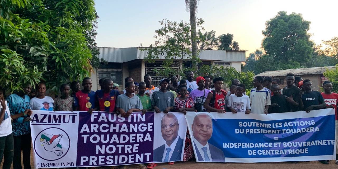 Centrafrique : Des habitants du 10e arrondissement de Bangui expriment leur soutien au président Touadera