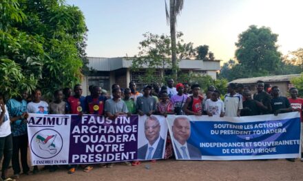 Centrafrique : Des habitants du 10e arrondissement de Bangui expriment leur soutien au président Touadera