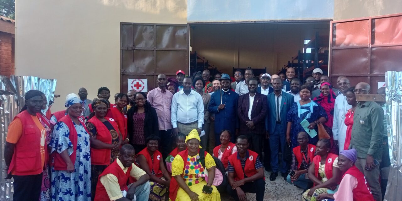 La Croix-Rouge centrafricaine se dote d’un entrepôt ultramoderne pour le stockage des médicaments