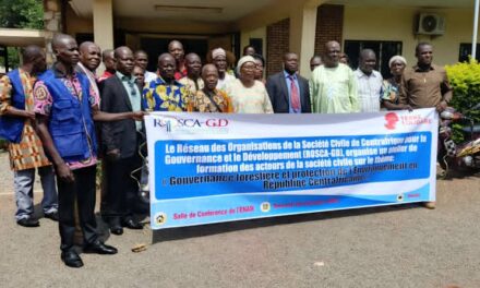 Centrafrique : le ROSCA-GD mobilise la société civile pour la gouvernance forestière et environnementale
