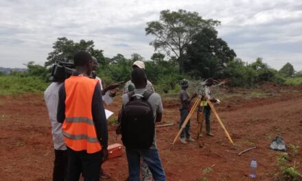 Centrafrique : descente officielle sur le site de lotissement baptisé « Nicole Koué »