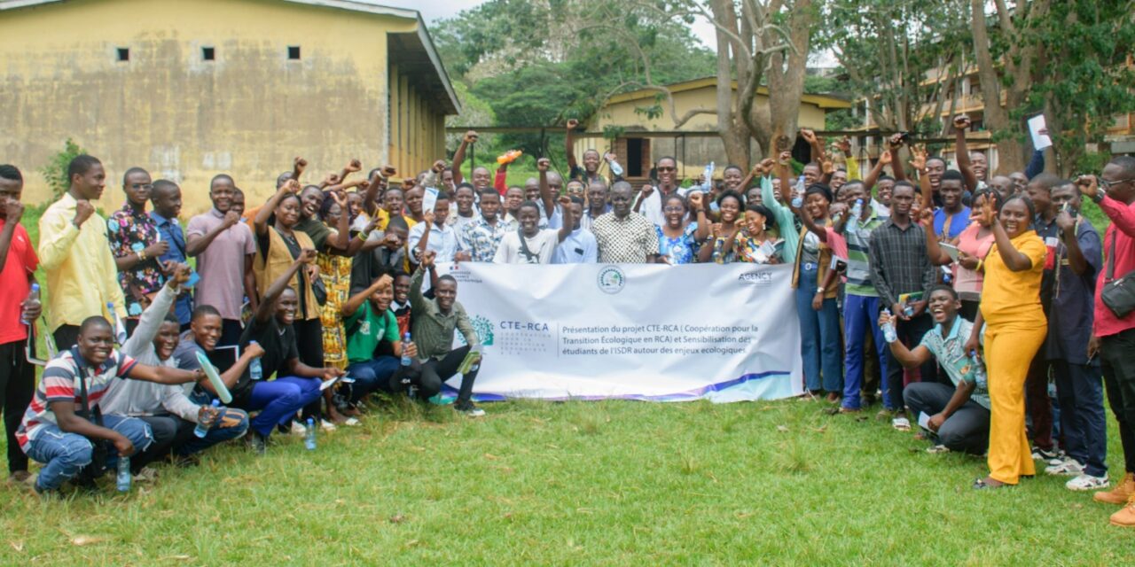 CTE-RCA : la jeunesse centrafricaine au cœur de la transition écologique
