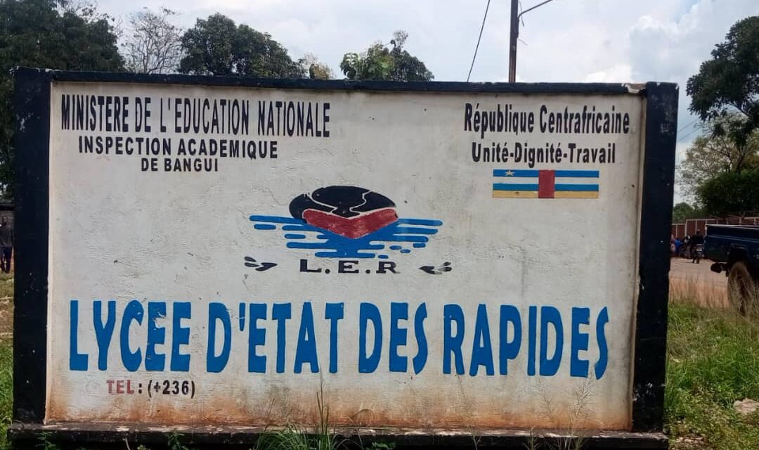 Centrafrique : Ce que l’on sait de la violente altercation entre un professeur et les élèves du lycée d’État des Rapides