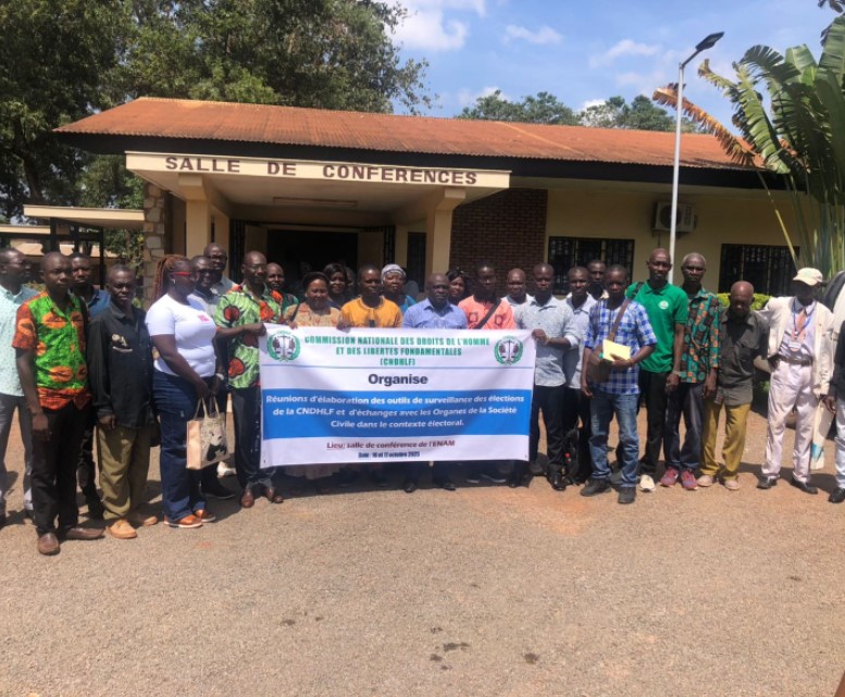 Centrafrique : la CNDHLF renforce le dialogue avec la société civile en vue des élections