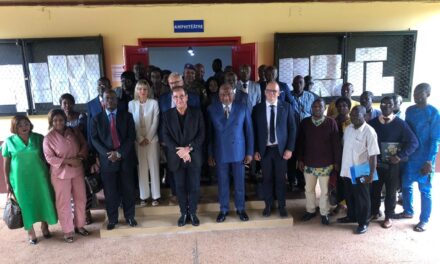 Centrafrique : L&rsquo;amphithéâtre de l’ENAM rénové et inauguré grâce à la coopération française
