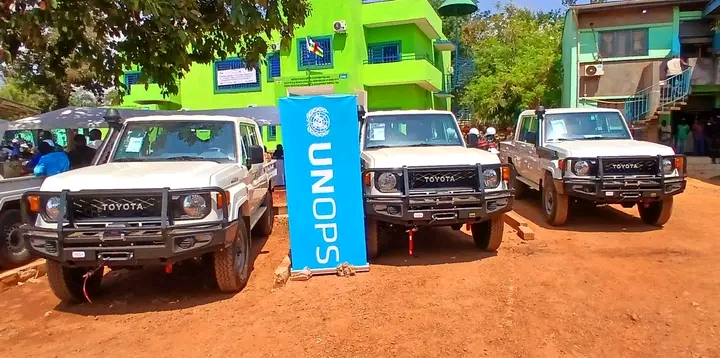 Centrafrique : l’UNOPS remet des équipements au Projet Élevage et d’Appui aux Jeunes