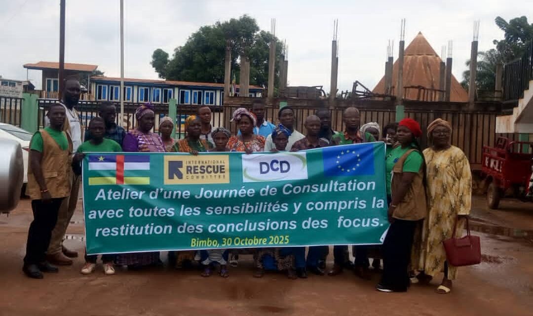 Centrafrique : DCD lance un projet pour renforcer la participation citoyenne des jeunes et des femmes à Bimbo