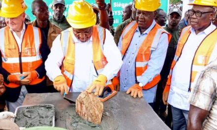 Une nouvelle ère du transport ferroviaire débute en Centrafrique avec la pose de la première pierre du siège de Trans African Railway Systems LTD