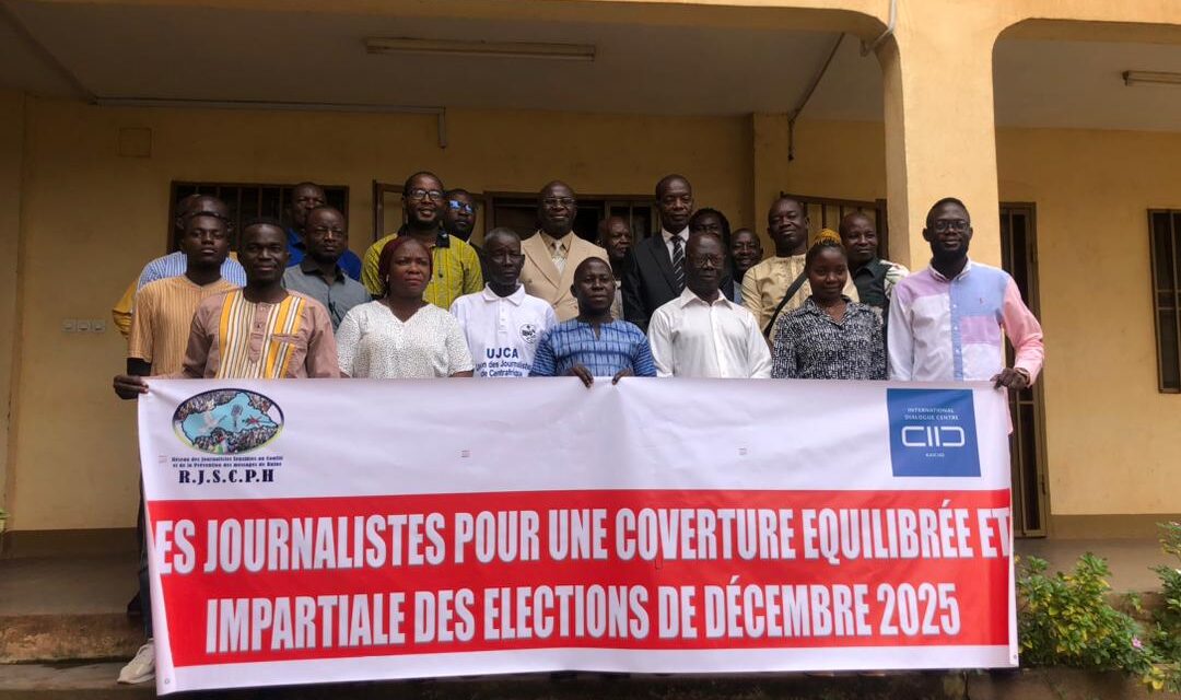 Centrafrique : le RJSCPH renforce les capacités des directeurs des médias sur la couverture impartiale et équilibrée en période électorale