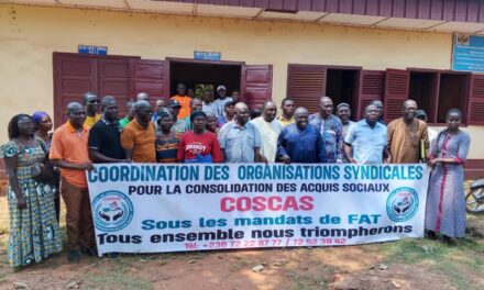 Centrafrique : la COSCAS soutient la vision du Président Faustin Archange Touadera