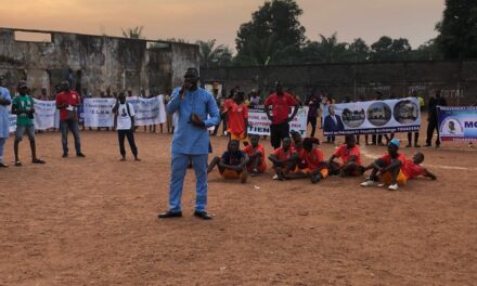 Centrafrique : la plateforme Azimut organise un match de football féminin pour sensibiliser à la paix et soutenir les actions du Président Touadéra