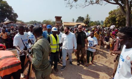 La Campagne électorale à Mbaiki 3 marquée par la remise d’ambulance, de bâtiment scolaire et des kits de santé 