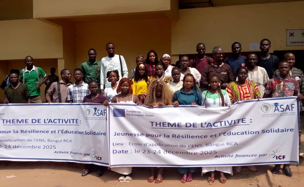 Bangui : des étudiants sensibilisés sur les bourses internationales pour une jeunesse engagée