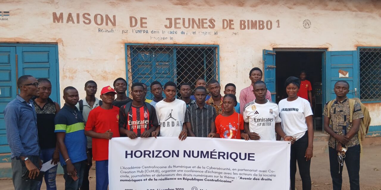 Centrafrique : l’Académie centrafricaine de cyber sécurité sensibilise les jeunes à la sécurisation des données