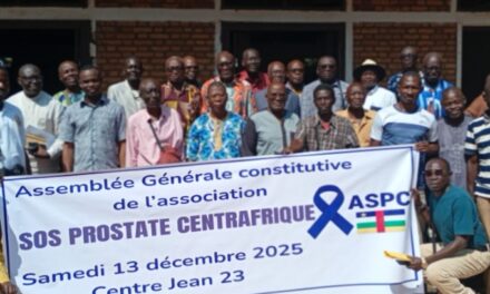 Centrafrique : l&rsquo;association SOS Prostate organise sa première Assemblée générale constitutive