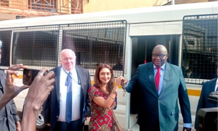 Centrafrique : le PNUD, avec l&rsquo;appui de la MINUSCA dote la CPS d&rsquo;un véhicule de transport de détenus